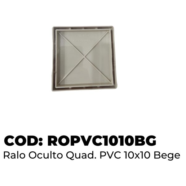 Ralo Oculto Quadrado Pvc - Image 6