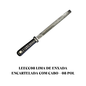 Lima de enxada encartelada com cabo - 08 Pol